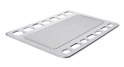 What material is used in PEM electrolyzer bipolar plate?