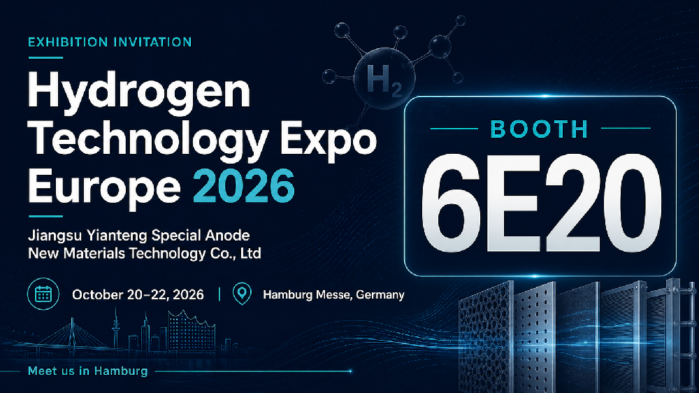 Invitation: Visit Yianteng at Hydrogen Technology Expo Europe Hamburg, Booth 6E20 in Hall B6