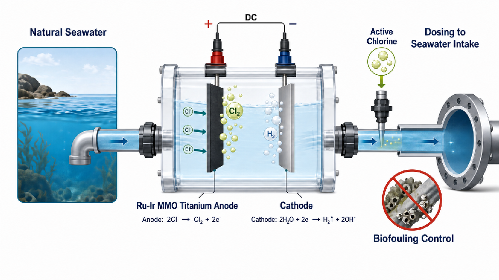 Seawater Electrochlorination & Biofouling Control